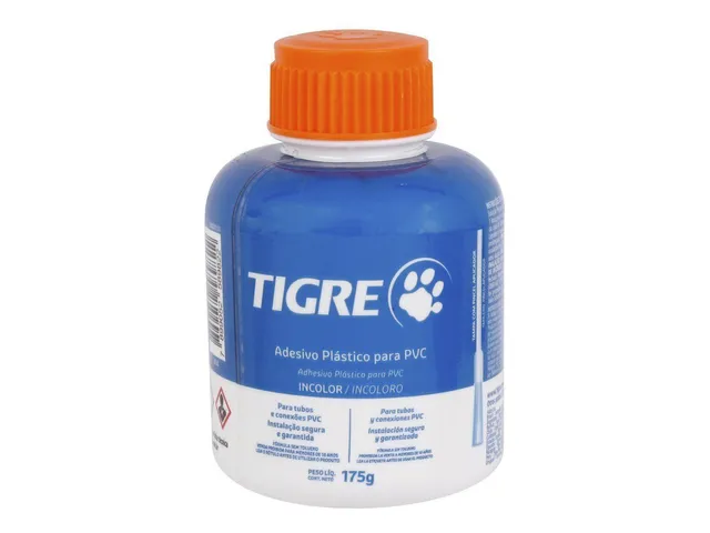 Adesivo para PVC, frasco 175 g da marca Tigre