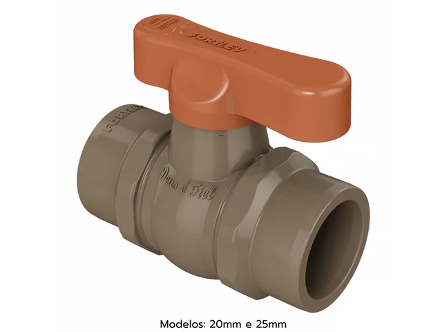 Registro de esfera soldável compacto da marca Fortlev