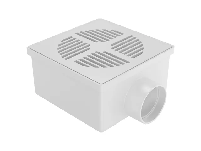 Ralo quadrado sifonado 100 x 52 x 40 mm da marca Fortlev