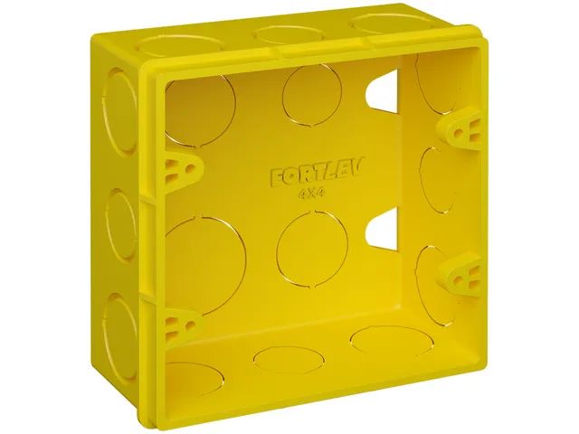 Caixa de luz quadrada da marca Fortlev