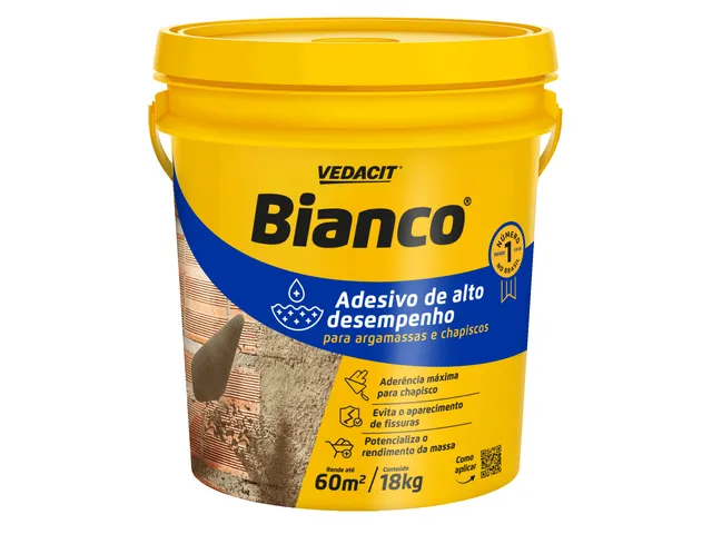 BIANCO adesivo de alto desempenho, balde 18 L da marca Vedacit