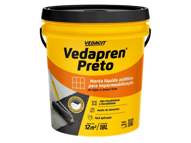 VEDAPREN impermeabilizante para coberturas da marca Vedacit