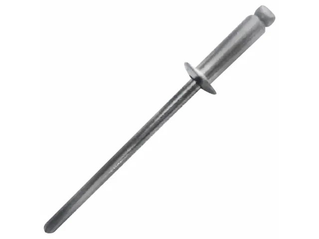 Rebite de repuxo em alumínio 4,8 x 10 mm da marca Jomarca