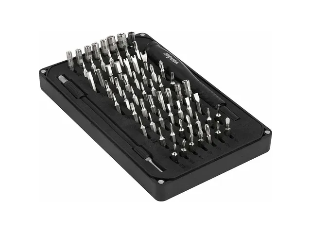 Jogo de bits/ponteiras de precisão com 66 peças da marca Vonder