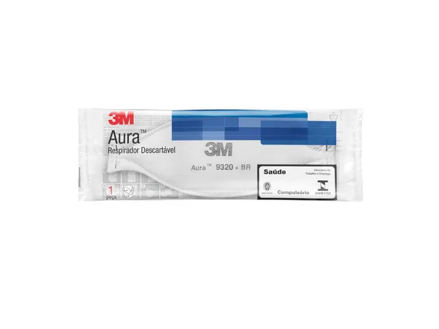 Respirador descartável Aura 9320+BR PFF2 sem válvula da marca 3M